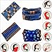 VANCROWN Headband Neck Gaiter Head Wrap Headwear Face Mask Magic Scarf Bandana for Men and Women