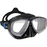 Cressi Prisma Dive Mask (Black/Blue)