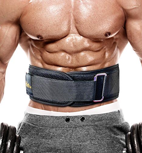 PeoBeo Fitness Weight Lifting Belt for Heavy Lifting Workouts | 6 Inch Power Weight Lifting Belt for Men and Women- by, size XS