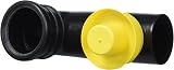Geberit PE 366061161 Wall Mounted Toilet Bend 90 Degree DN90/90 Black GIS Duofix view 3