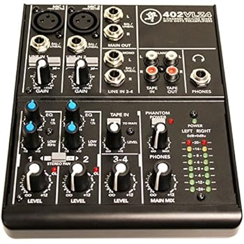 Mackie 402VLZ4, 4-channel Ultra Compact Mixer with High Quality Onyx Preamps