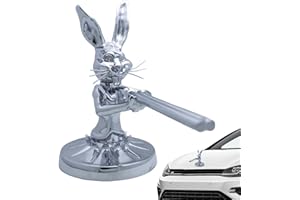 Truck Hood Ornament - Elegant Silver Car Engine Cover Ornament - Alloy Animal Hood Ornaments Animal Design Decor for Motorbik