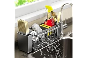 1pcs Space-Saving Drain Rack Household Kitchen Chopstick Holder Plastic Dish Rack for Kitchen Counter,31 * 10.7cm