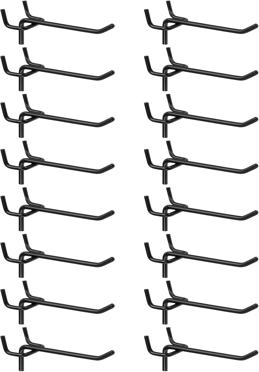 sourcing map 25pcs 4" Stainless Steel Pegboard Hooks for Display & Organization