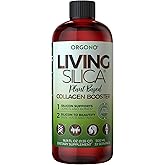 Living Silica Plant Based Collagen Booster | Vegan | Supports Healthy Collagen and Elastin Production for Joint & Bone Support, Glowing Skin, Strong Hair & Nails 500 ml | 16.9 Fl Oz
