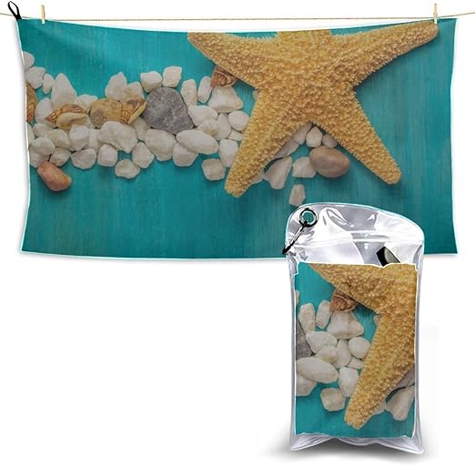 YUMOING Wide Variety of Starfish Towel Beach Travel Beach Towel Lightweight Cool