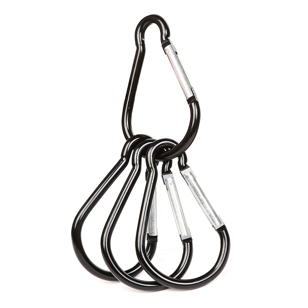 10PCS 4"/10cm Large Carabiner Clip,Strong Unlocking Caribeaner Keychain