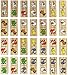 inTemenos Picture Dominoes for Preschool - Dominos for Kids - Wooden Domino Game Funny Animals 28 pcs