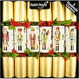 6 pc Traditional Nutcracker Christmas Crackers 680