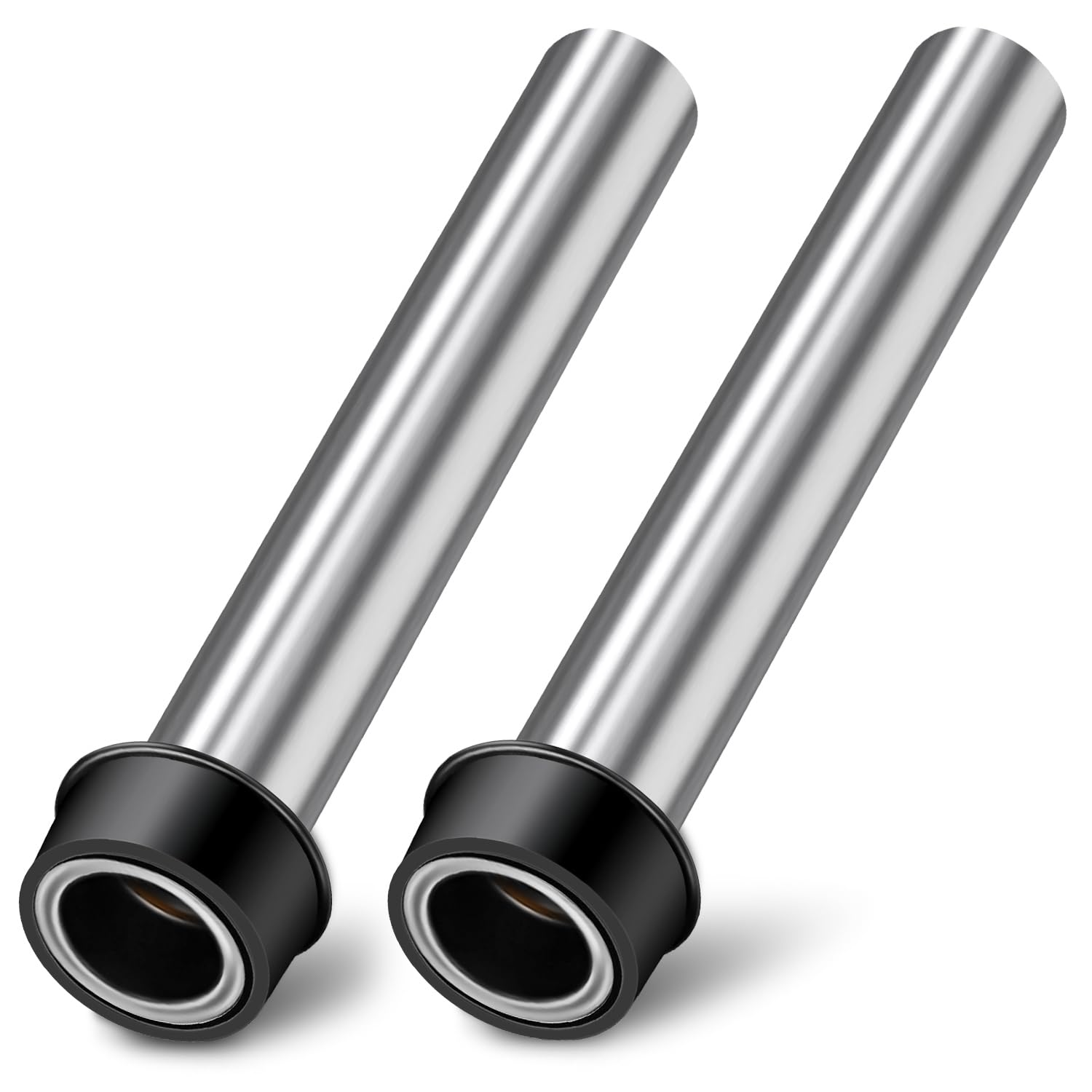 Photo 1 of 2 Pcs Bar Sink Overflow Pipe 7.48 Inches Sink Strainer Pipe Sink Drain Tube Bar Kitchen Sink Plugs for Holes Pipe Stopper Bathroom Pipes Fittings Drain Pipes of Metal