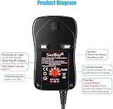 SoulBay Universal 30W 3-12V 8 Tip AC/DC Adapter with USB Micro Plug view 9