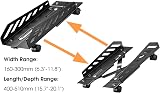 Allcam PH24FL Computer Trolley, Width 160-300mm, Depth 400-510mm, 25kg view 7