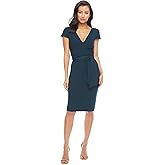 Dress the Population Womens Dana Cap Sleeve Stretch Short Dress