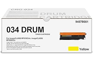 SAIBOYA 034 Drum Unit Yellow 9455B001 CRG-034 Drum Cartridge Replacement for Color imageCLASS MF810Cdn MF810 MF820Cdn MF820 C1225 Printers (1 Pack)