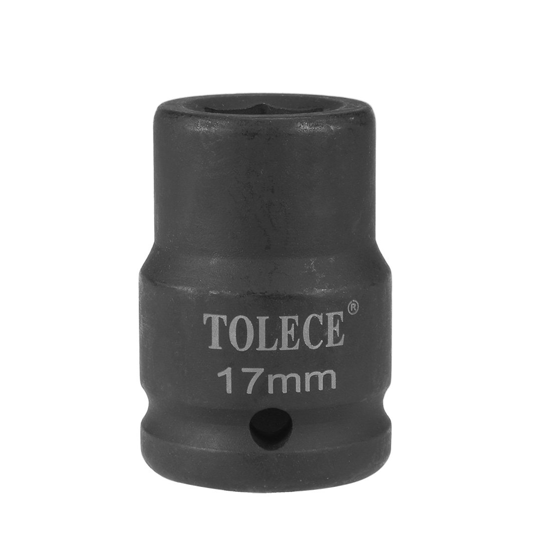 Sourcingmap 3/4-Inch Drive by 17mm 6-Point Shallow Impact Socket, Cr-Mo, Metric