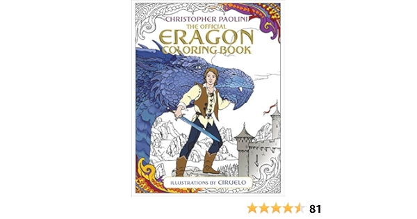 Download Amazon Com The Official Eragon Coloring Book The Inheritance Cycle 9781524718749 Paolini Christopher Ciruelo Books