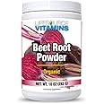 LifeSource Vitamins Beet Root Powder - Organic 10 oz - 57 Servings - US California Beets - Non-GMO