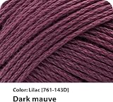 Lion Brand 24/7 Cotton Yarn Lilac Triple 3 Pack 185 yd 3.5 oz Each view 2