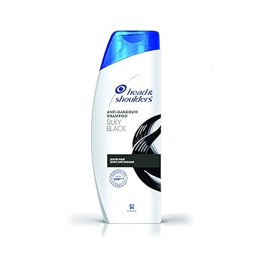 Head & Shoulders Silky Black Anti Dandruff Shampoo, 340ml