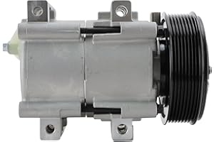 Rayten Air Conditioner AC Compressor with Clutch Fits for F250/F350/F450/F550 Super Duty 7.3L 1999-2003, Thunderbird 1989-1995, Cougar 1989-1990, Replace# 58161