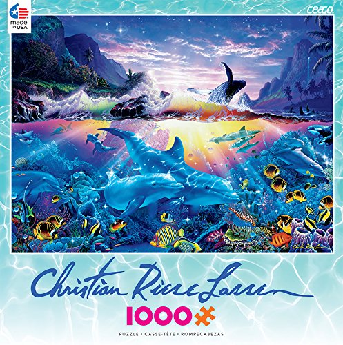 Christian Riese Lassen: Majestic Kingdom - Ocean Dance: Ceaco 1000 Piece Jigsaw Puzzle, Completed Size 20
