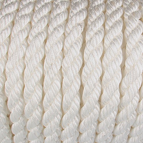 Bang4buck 3/4" 200' Docking Rope, Polypropylene Anchor Line Sailboat Accessories with Thimble and 12592LB Breaking Strain