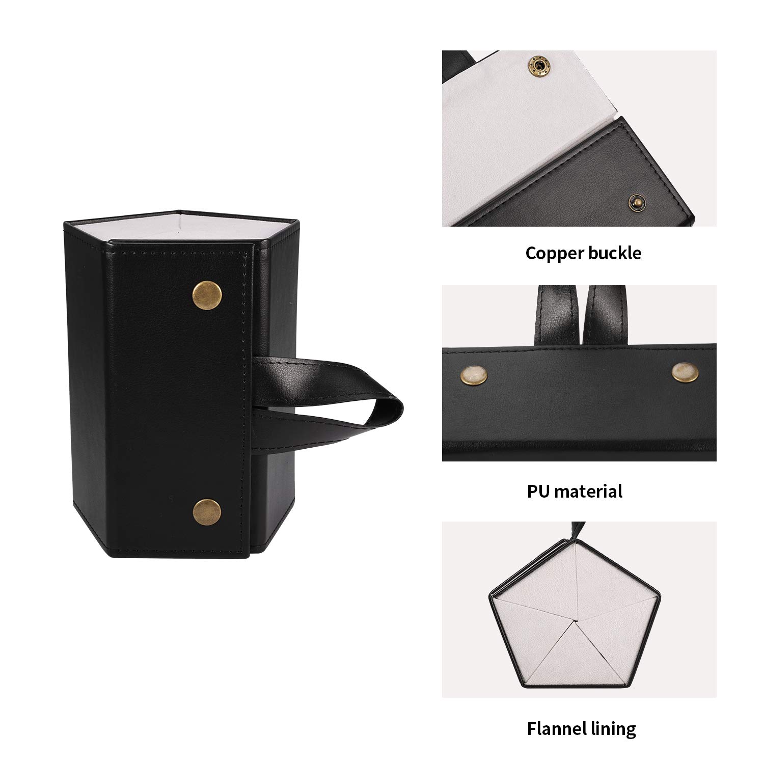 PU Eyeglasses Storage Case Box Multiple Hanging Eyewear Holder Display SMARTTOP 5-Slot Travel Sunglasses Organizer Collector