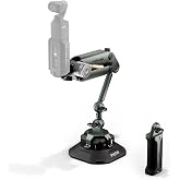Tilta Hydra Alien Mini Ultimate Kit &ndash; Forest Green | Compatible with DJI Pocket 3/4 | Shock Absorbing Arm | Camera Car Mount | Electronic Suction Cup | Hydraulic Damping HDA-T15-C-FG