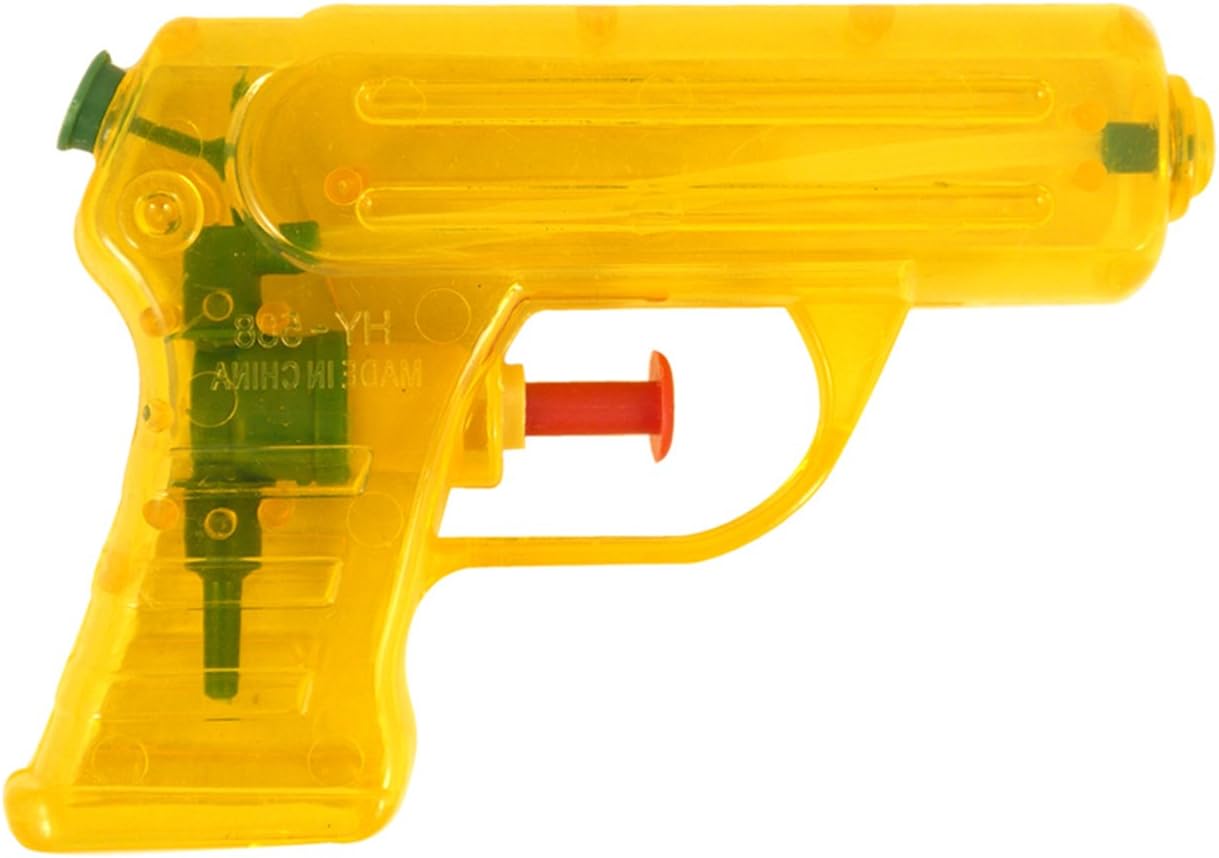 Henbrandt 6 x Mini Water Pistols 11cm Kids Toys Summer Fun Paddling Pool Garden Party Water Gun Pocket Money Toy Outdoor Game Party Favour Loot Bag Fillers for Boys and Girls - Image 5