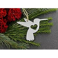 Iron Maid Art Hummingbird Bird Animal Christmas Ornament Rustic Aluminum for Her Him Home Fall Decor Wedding Favor Thanksgiving