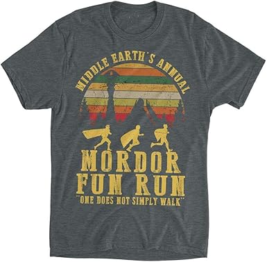mordor run t shirt