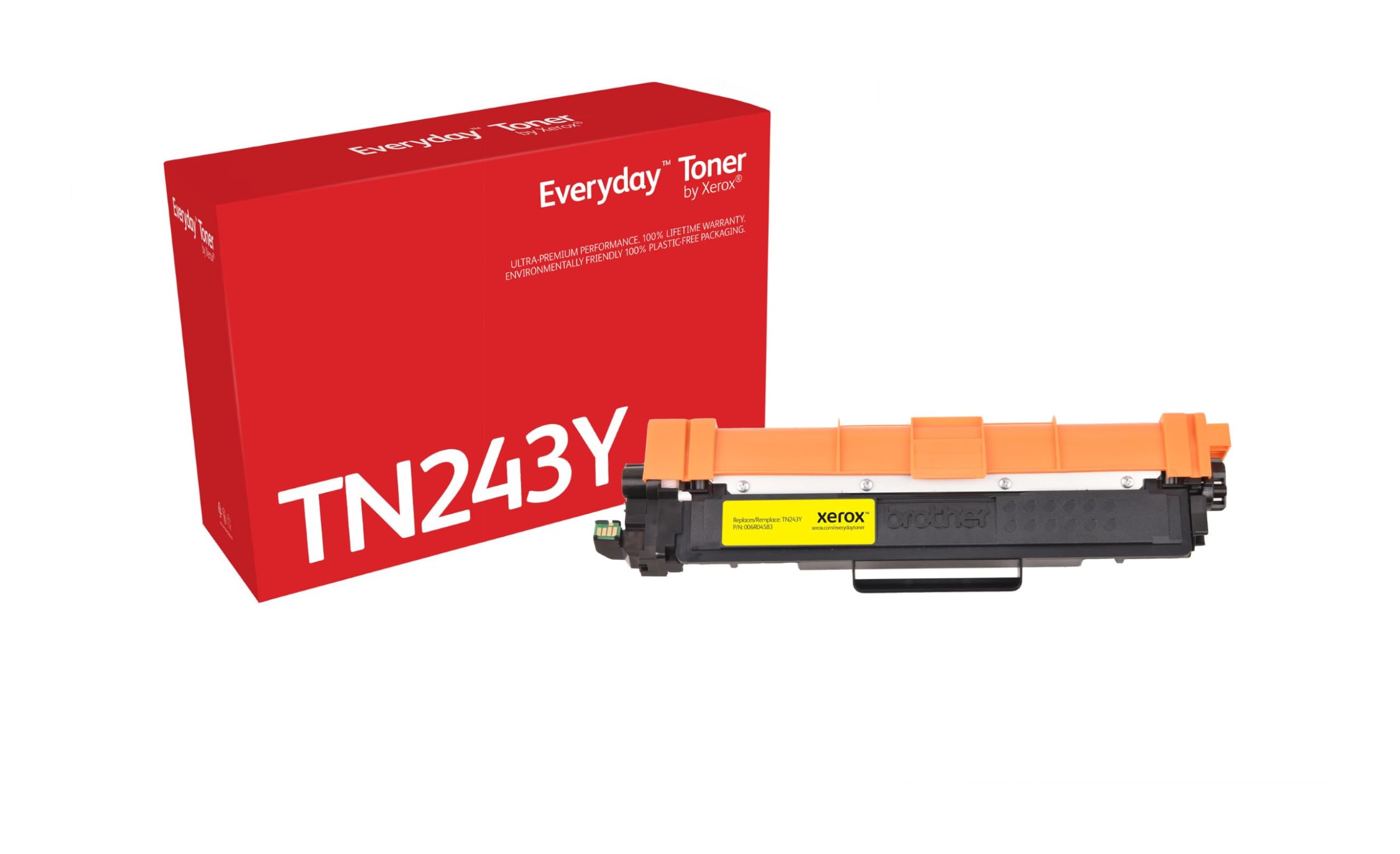 Everyday by Xerox Compatible Brother TN-243Y Yellow Toner, Standard Capacity