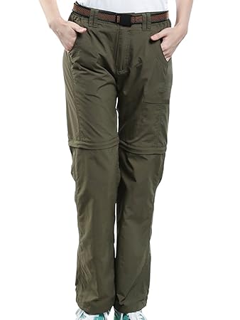 Zipp Off Hose Damen Outdoorhose Sommer Wanderhose Leichte Trekkinghose Atmungsaktiv Funktionshose Schnell Trocknende Hose