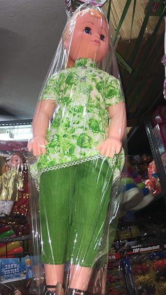 M Tech Provides Baby Beautiful Big Doll (Green , Color as per The Availability)