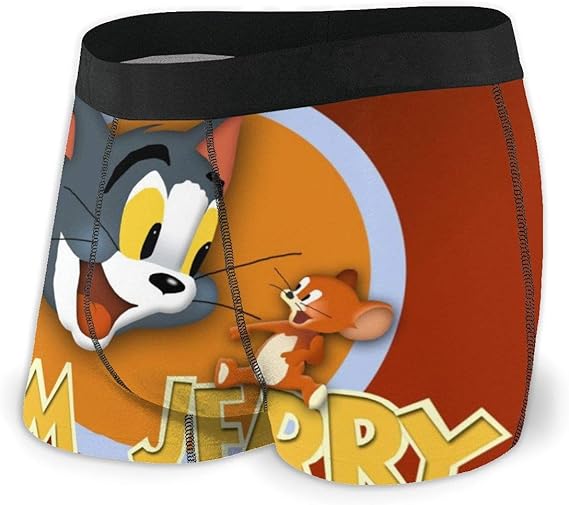 Yaxinduobao CartoonTomJerry Mens Underwear Super Soft Breathable