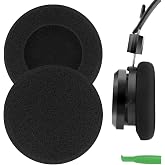 Geekria Comfort Foam Replacement Ear Pads for GRADO SR60, SR80, SR125, SR225, M1 Headphones Ear Cushions, Repair Parts with Video Guide (Black)