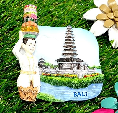Bali 3d New Fridge Magnet Landmark Souvenir Ceramic Resin Gift