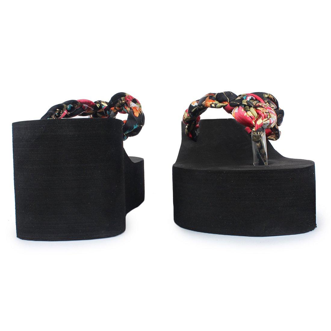 do bhai women's rubber wedges