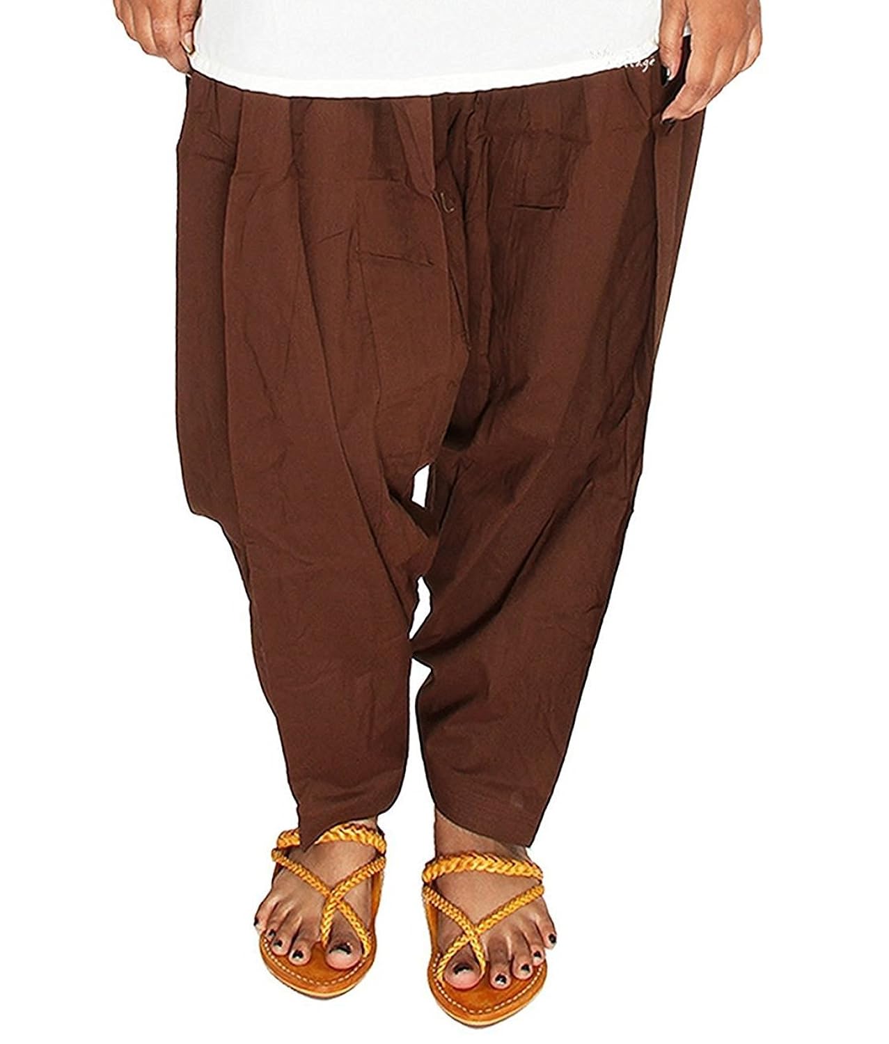 kalpit creations women's cotton traditional patiala salwar 100% cotton free size[available in many colours]