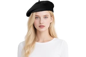 MIFENGDA Classic Beret Hats for Women French Beret Hats Painter Artist Costume Cap for Women Girls Men Kids