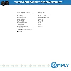 Comply TW-200-C | Memory Foam Replacement Earbud