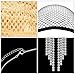 Marilyn Wig Short Curly Blonde Monroe Hair Wigs with Rhinestone Necklace Earrings Women Retro Party Cosplay Costume Set