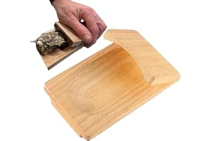 Oyster Shucking Clamp, Oysters Opener, Oysters Knife, Handguard Seafood Wood Shucking Clamp, Wood Oyster Shucking Clip Holder