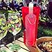 Wine2Go The Original Foldable and Reusable Wine Pouch that Holds a Full 750ml Bottle, Red