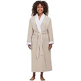 Terry Lined Microfiber Hotel Robe - Luxury Spa Bathrobe by Monarch/Cypress