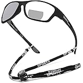 willochra Bifocal Reading Glasses For Men Women Wrap Around Transition Photochromic Safety with reader glasses