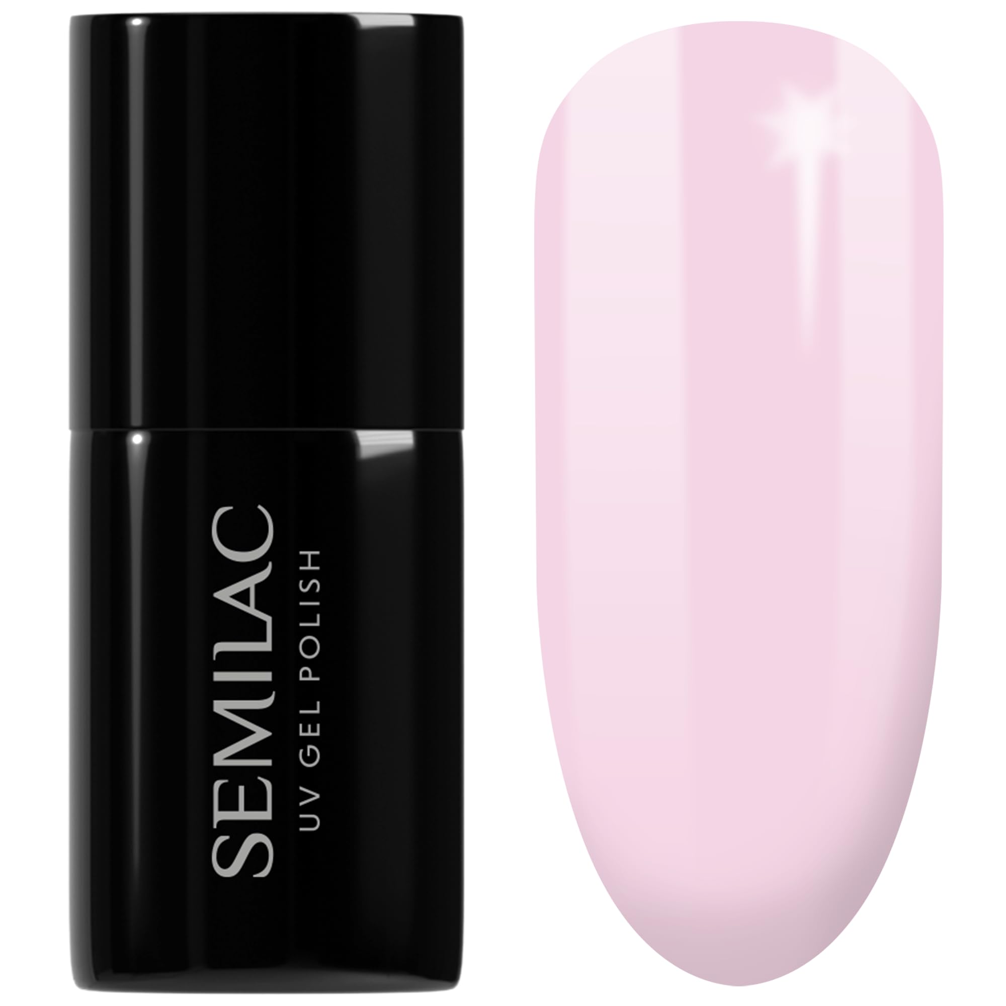 SEMILAC Gel Nail Polish 192 Lila Rose - Full Coverage Gel Polish - Soak Off Easy To Use LED/UV Nail Lamp - Long Lasting Manicure and Pedicure up to 3 weeks