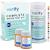 17 in 1 Premium Drinking Water Test Kit - 100 Strips + 2 Bacteria Tests - Home Water Quality Test - Well and Tap Water - Easy