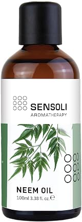 SENSOLI Neem Oil 100ml - 100% Pure Cold-Pressed Carrier Oil view 1