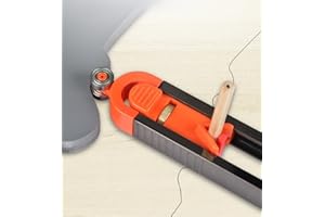 1pack Contour Gauge with Lock - Adjustable Profile Duplicator Tool for Woodworking and DIY Projects (Orange-Black)